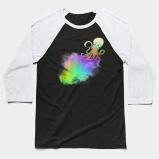 Psychedelic Octopus Baseball T-Shirt